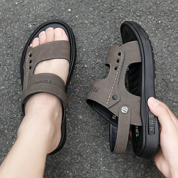 Herren Sommer-Sandalen – Wasserdichte Anti-Rutsch-Strandschuhe mit Weicher Sohle und Lässigem Stil